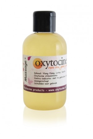 Oxytocine massageolie, met of zonder feromonen