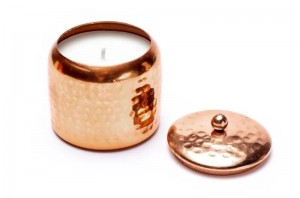 Geurkaarsen in pot met deksel, Veda, set van 3 stuks