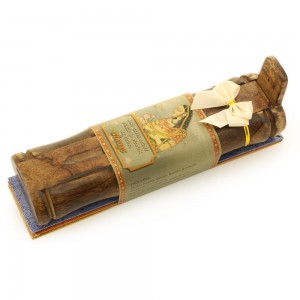 Wierook geschenkpakket, 3 pakjes inclusief houder van mangohout